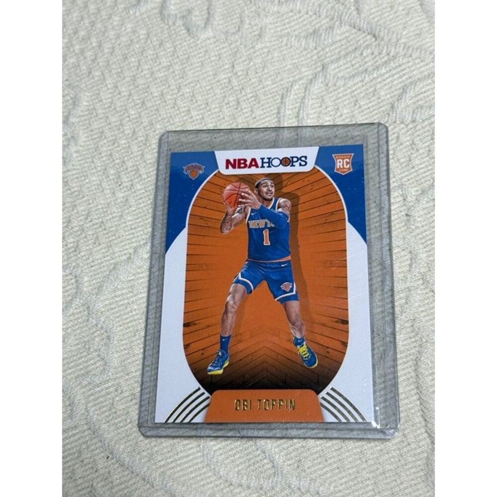 2020-21 Panini NBA Hoops Obi Toppin Base Rookie Card #226 Knicks RC